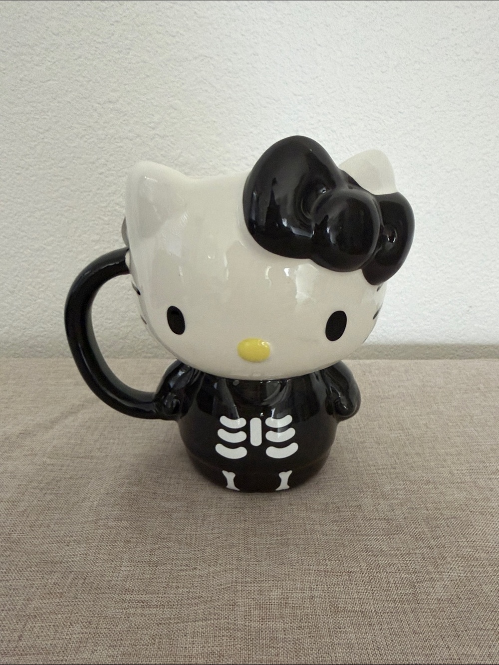 Hello Kitty Skeleton Ceramic Mug